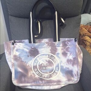 Marc Jacobs Purple Tie-Dye Tote Bag
